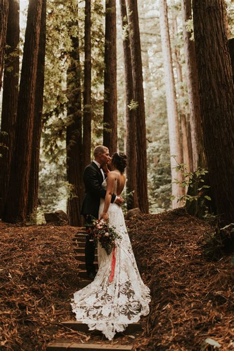 Redwoods Forest Wedding California — Michaela Maureen Redwood Forest Wedding Forest Wedding