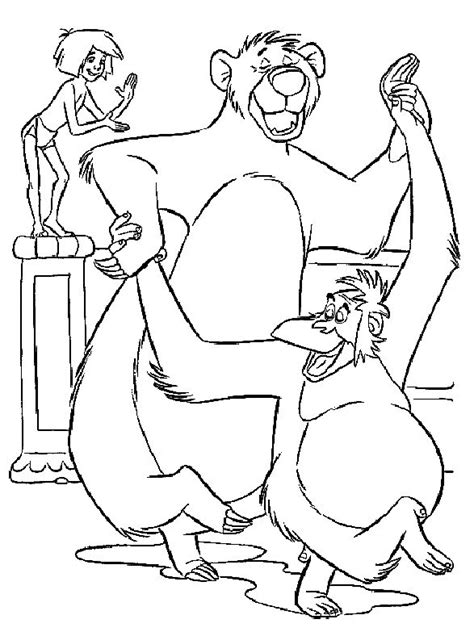 In ausmalbilder dschungelbuch april 10, 2020 3121 294 635 299 kb. Jungle Book Coloring Pages Baloo and King Louie | Disney ...