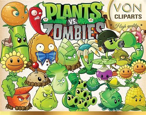 61 Plants Vs Zombies Clipart Png Digital Image Plants