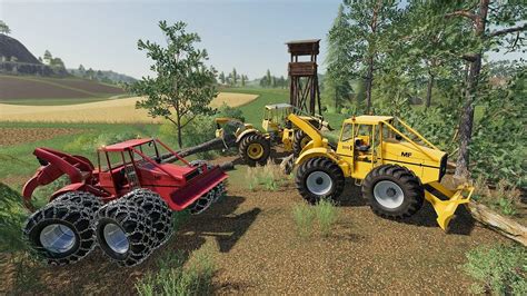 Skidder Mf320 V1000 For Fs2019 Farming Simulator 2019