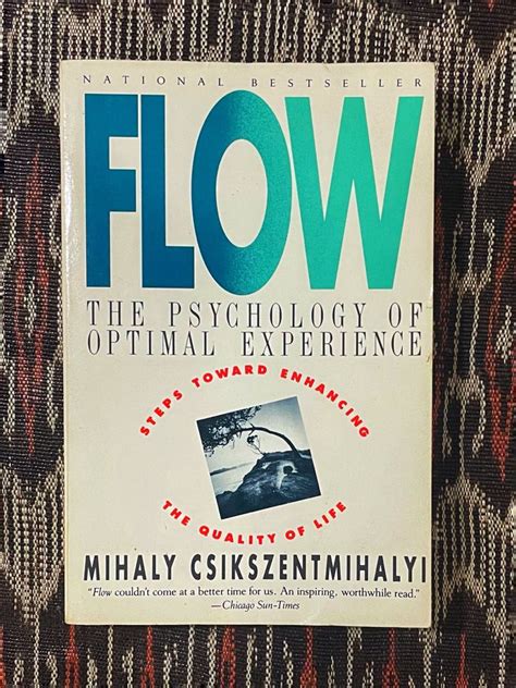 Flow The Psychology Of Optimal Experience Mihaly Csikszentmihalyi