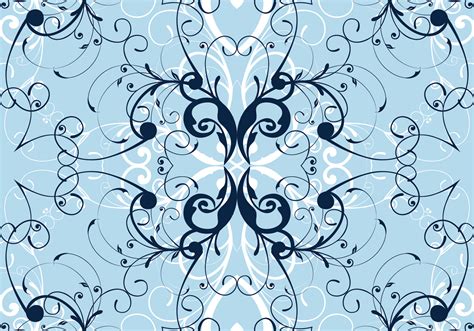 800 x 800 jpeg 233 кб. Blue winter floral pattern background - Download Free ...