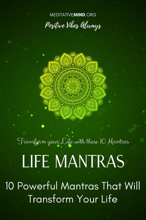 Mantras Are Truly Special And Have The Ability To Transform Your Lives