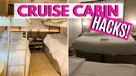 I'm a light sleeper — a very light sleeper. 10 CRUISE CABIN HACKS: Cabin Organization Tips - YouTube