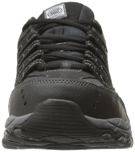 Skechers Mens Crankton Steel Toe Lace Up Safety Shoes Blackcharcoal