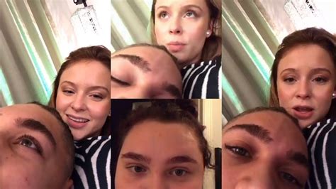Zara Larsson And Boyfriend Dual Instagram Live Stream 30 October 2017
