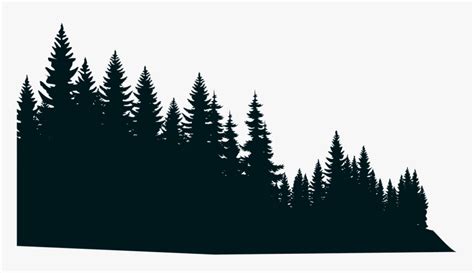 Forest Silhouette Png Transparent Png Kindpng