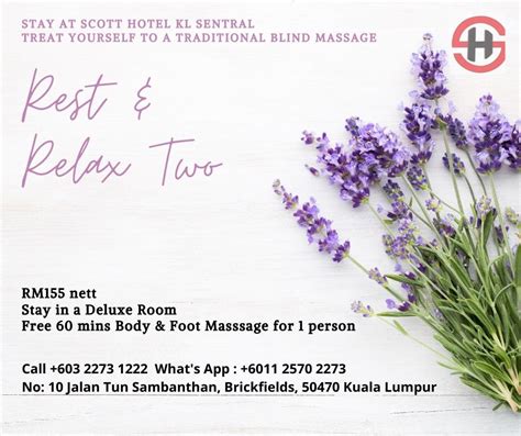 Foot And Body Massage Scott Hotel