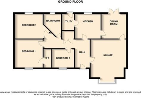 The magic number for small families. 2 bedroom bungalow floor plans uk - Google Search in 2019 ...