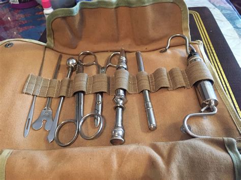 Pack Of Instruments Carried By A Nurse On Home Visits In 1920s And