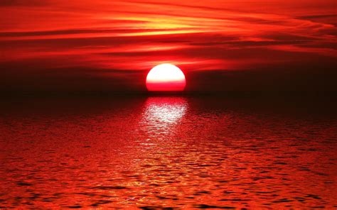 Red Sunset Hd Wallpaper 2560x1600 31610
