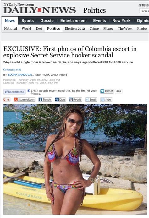 Check Out The First Photos Of A Colombian Prostitute Hired By Obamas Secret Service Agents