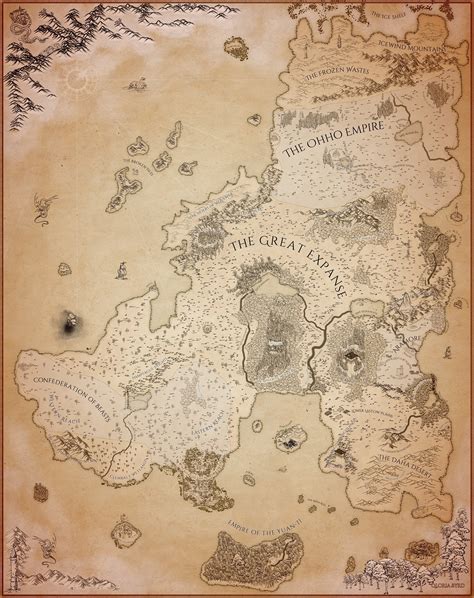 Custom Fantasy Inspired Map In X In Agrohort Ipb Ac Id