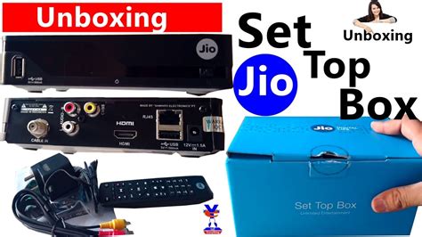 Jio Set Top Box Unboxing Jio Dth Hands On Review Reliance Jio Dth
