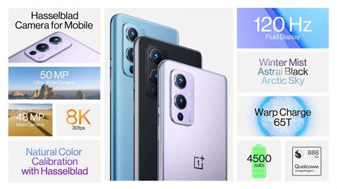 Oneplus 9 And 9 Pro Unveiled With Hasselblad Cameras 120hz Display