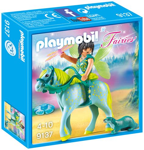 Playmobil Fairies 9137 Pas Cher Fée Avec Cheval