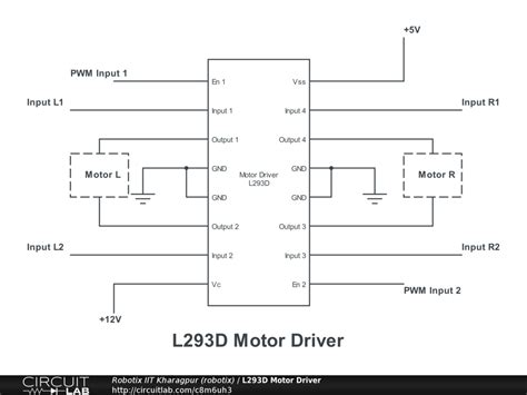 L293d Motor Driver Module Amp Ic Pinouts Datasheet Am