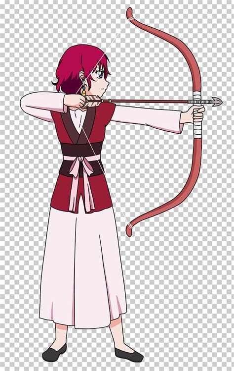 Yona Of The Dawn Anime Bow And Arrow Character Archery Png Clipart