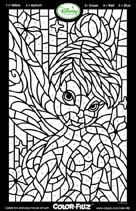Disney Fairies Tinkerbell Mosaic | crayola.com.au