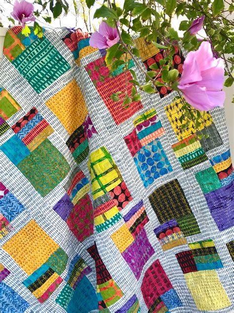 Flower Stalls By Natalie Barnes From Beyond The Reef Patterns Quilt