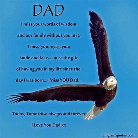 Dad Remembrance Quotes Quotesgram