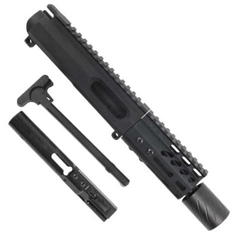 Ar15 9mm Complete Upper Receiver With 4 Inch M Lok And Mcbs