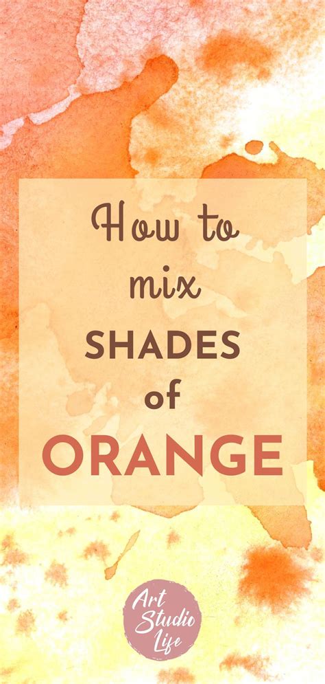 Light Orange Paint Colors What Colors Make Orange How To Make Orange