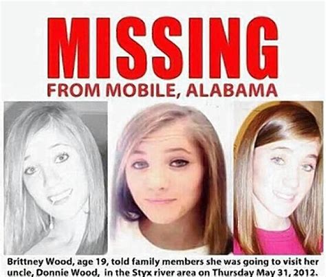 Mother Of Missing Teen Brittney Wood Pleads To Sister To Tell Her Where