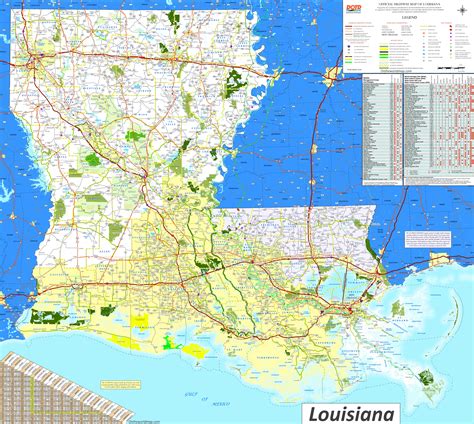 Louisiana Map Usa Paul Smith