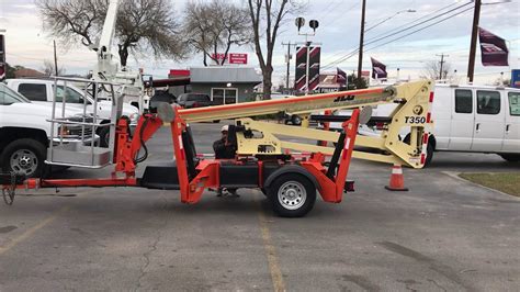 Jlg T350 Tow Behind Boom Lift For Sale Youtube