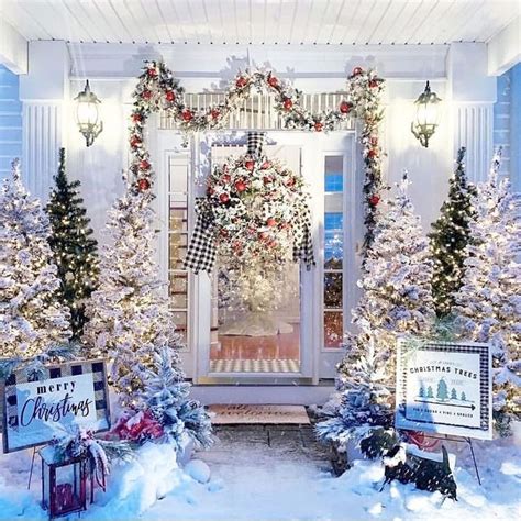 21 White Winter Wonderland Christmas Tree Decor Ideas That