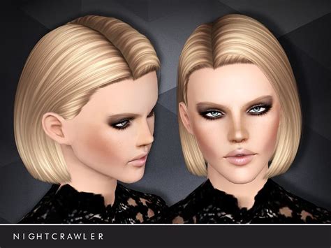 Nightcrawler Sims Nightcrawler Female Hair17 Hair Setting