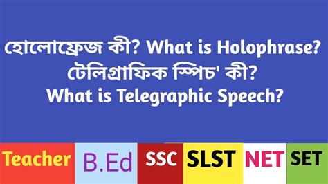 What Is Holophrase What Is
