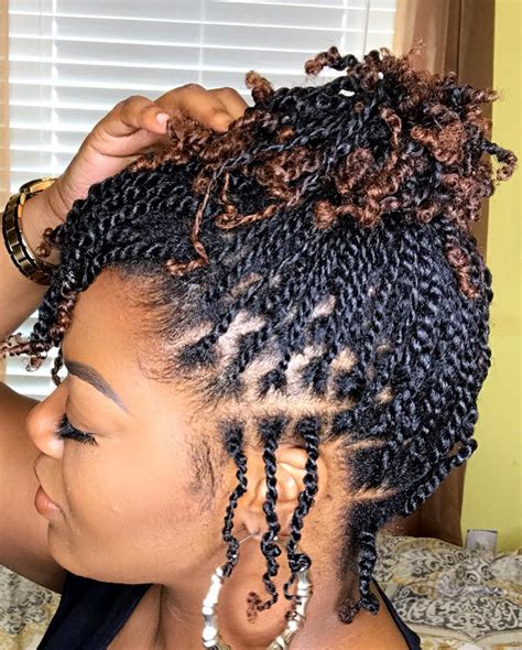 Image May Contain One Or More People Natural Hair Twists Mini