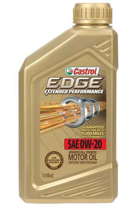 Castrol Edge 0w 20 Extended Performance Synthetic Motor Oil Qt