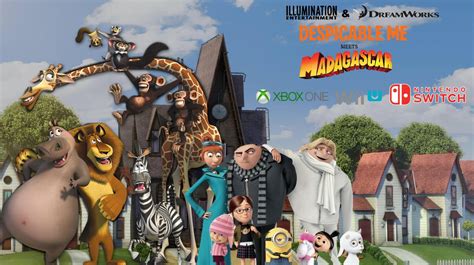 Despicable Me Meets Madagascar Video Game By Darkmoonanimation On