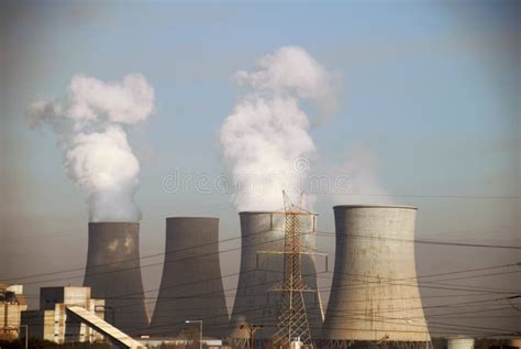 Charcoal Electric Power Plant At Ptolemaida Greece Stock Photo