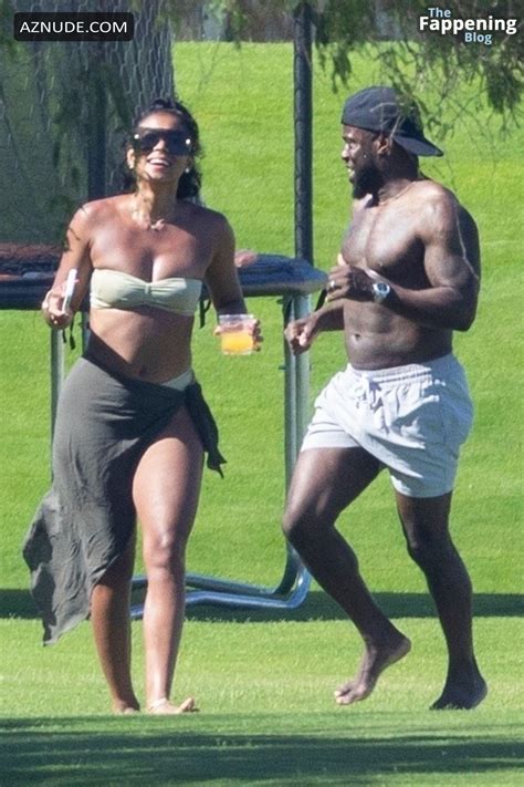 Eniko Hart Sexy Seen With Kevin Hart Showing Off Her Voluptuous Body In