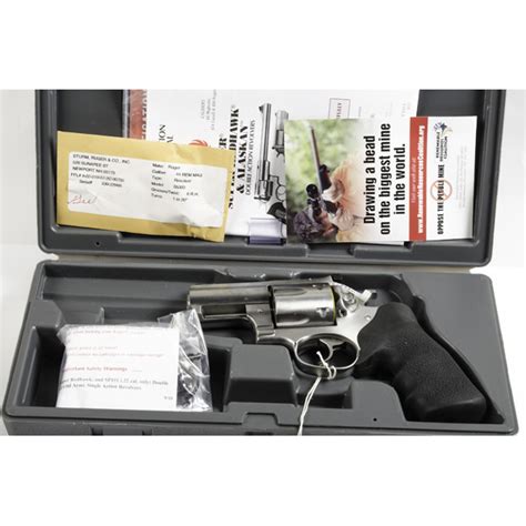 Ruger Super Redhawk Alaskan Double Action Revolver Cowans Auction