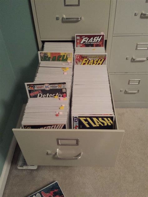 Setting Up Your Comics In Filing Cabinets With Images Comic Book