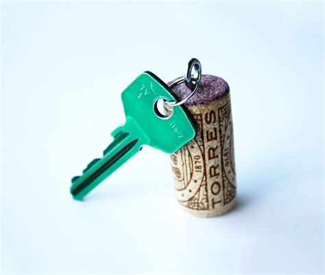 How To Make Wine Cork Keychain Diy And Crafts Handimania