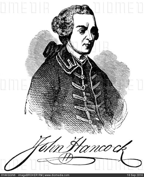Historical Drawing From The Us History Of The 18th Century Portrait
