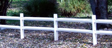 The most common mistake is to ignore the fact that a gate, if positioned within one line of fence, creates two individual stretches, one on each side of the gate. Maintenance-Free Vinyl Split Rail - Discount Fence Supply ...