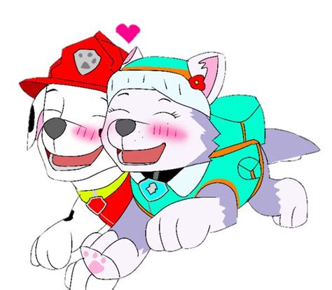 marshall and everest love each other by phuriphat05327 on deviantart marshall paw patrol