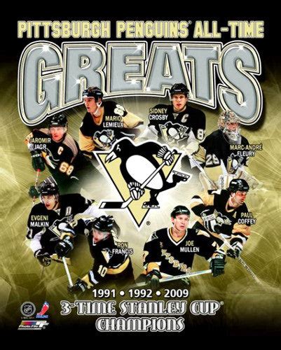 pittsburgh penguins all time greats 8 legends photofile inc sports poster warehouse