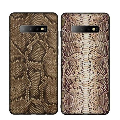 Snake Skin Printing Silicone Soft Phone Case Cover For Samsung Back