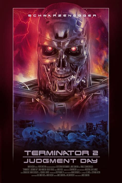 Terminator 2 Judgment Day 1991 Alternative Poster Movie Posters