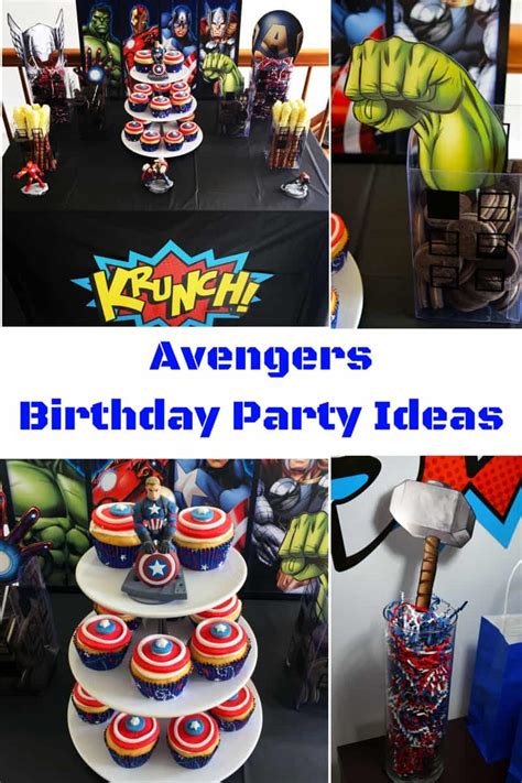 Avengers Birthday Party With Ashley And Company