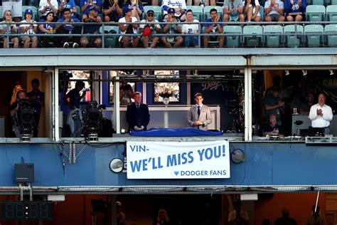 Dodgers Honor Vin Scully With Pregame Ceremony ‘well Miss You The