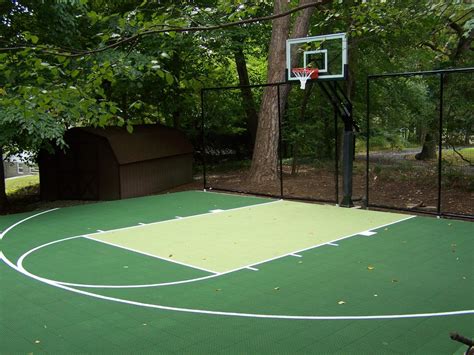 Backyard Basketball Court Layout Tips And Dimensions Basketball Court